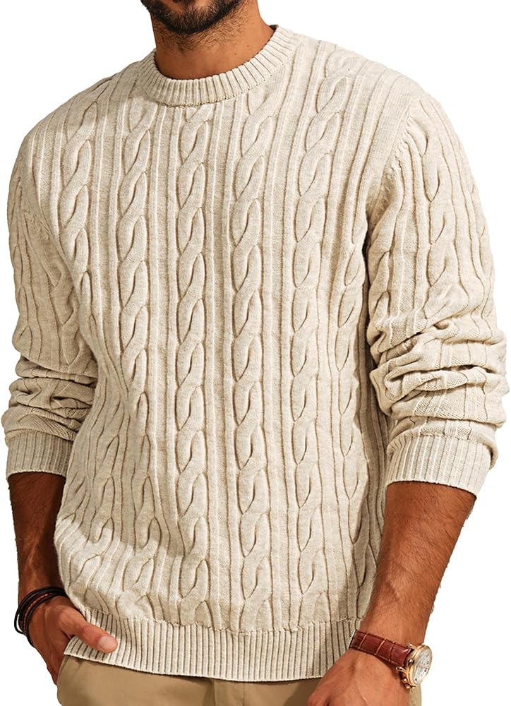 Cable Knit Crewneck