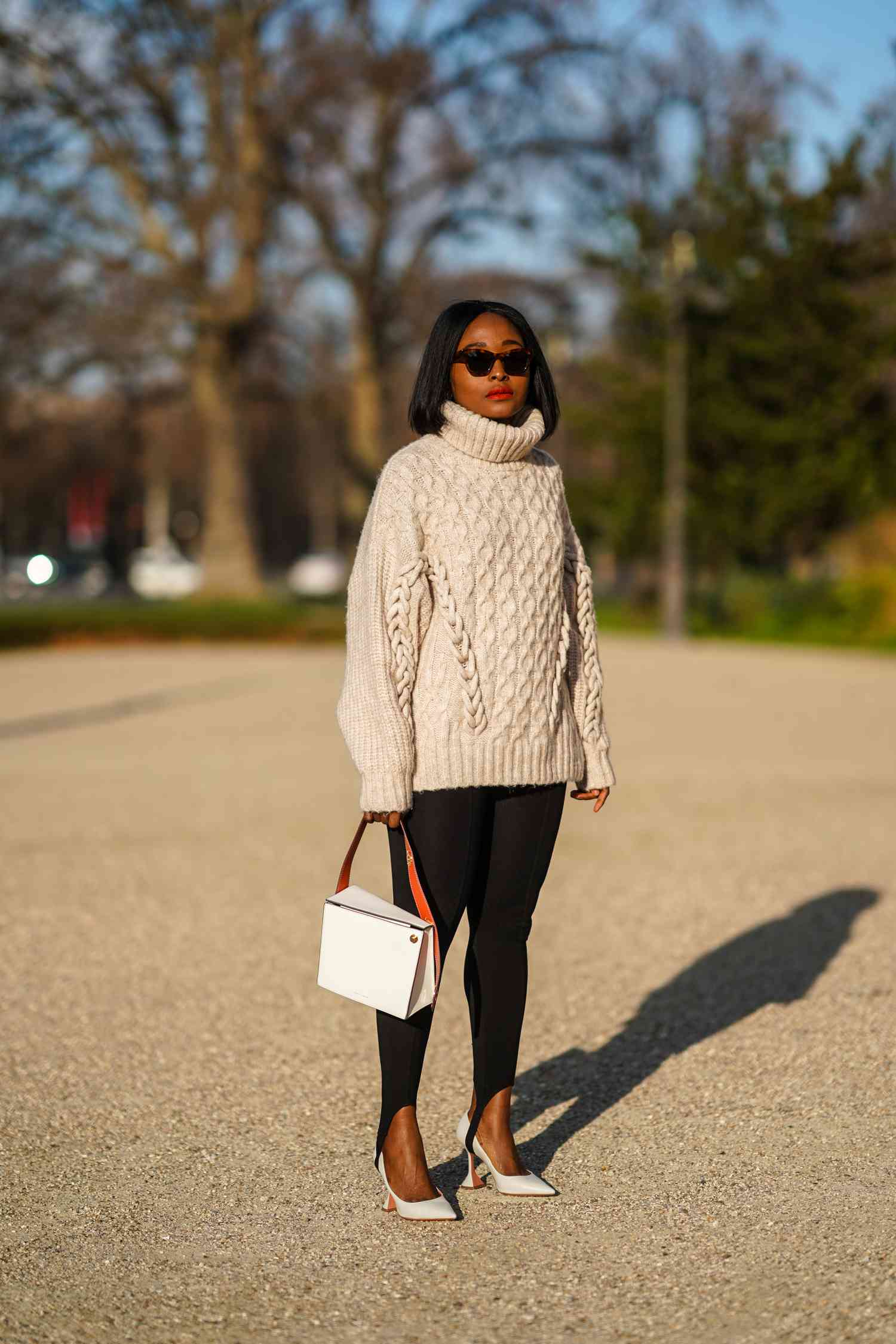 Ivory Cable Knit Sweater